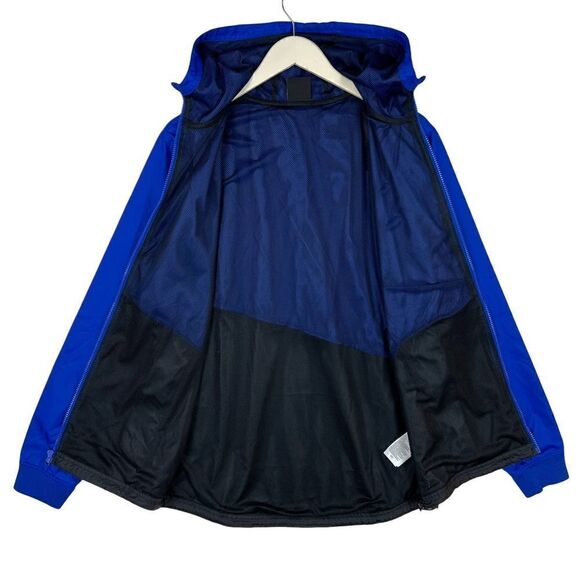 New Under Armour Men US S Sports Jacket Windbreaker Black Blue Lightweight  - Picture 4 of 13
